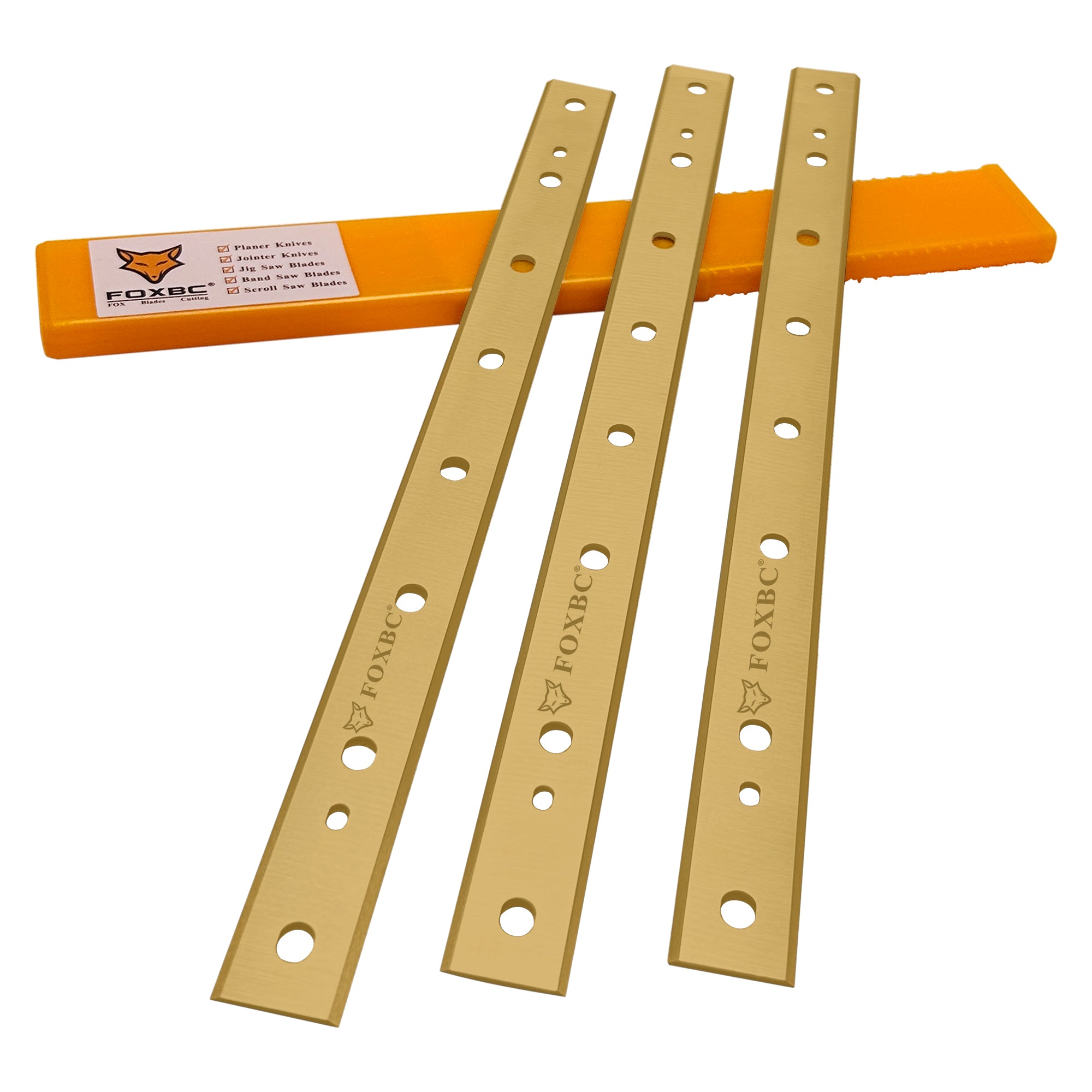 FOXBC 13 Inch OEM Titanium Planer Blades Replacement for DeWalt DW735 DW735X Planer, Replace DW7352-2, 2 Set with 6 Knives