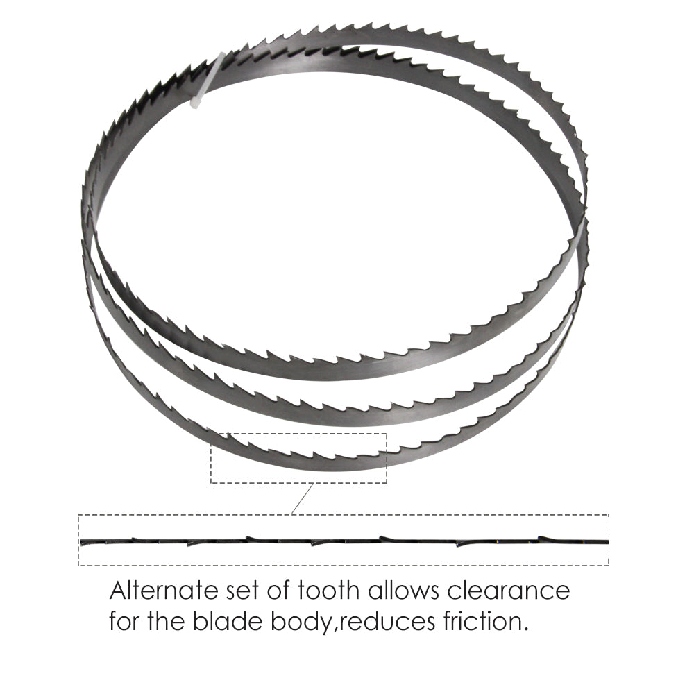 Band Saw Blade 55-1/8" x 3/8" 1400x9.5mm 6 TPI - 2PC