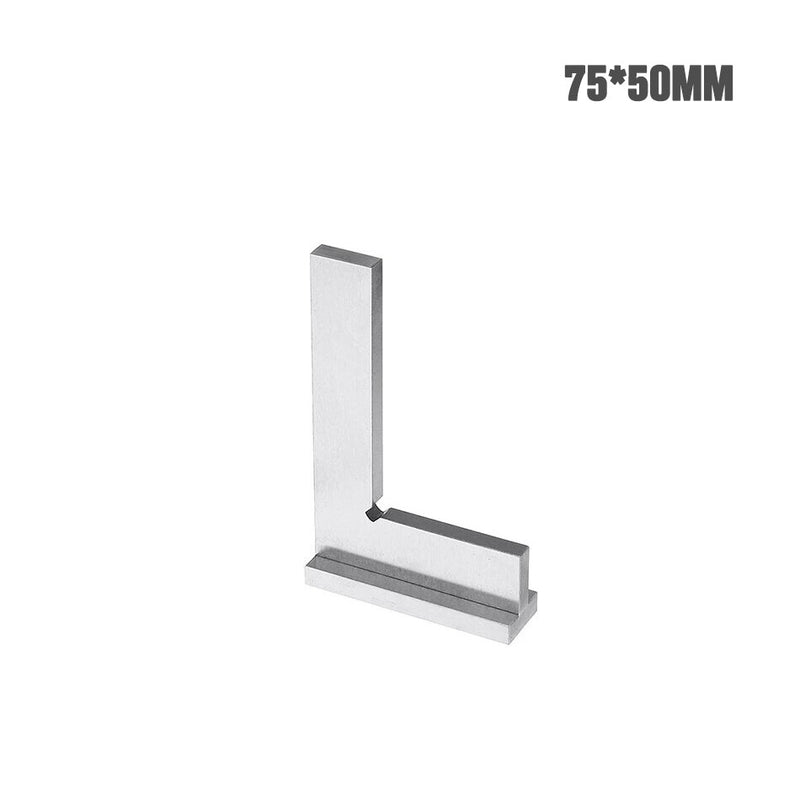 Machinist Square 90º Right Angle Engineer Carpenter Square with Seat Precision Ground Steel Hardened Angle Ruler