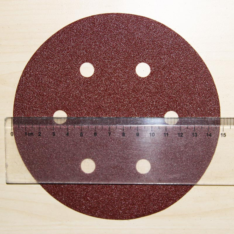 25pcs 150mm 6" Sanding Discs Wet & Dry Sandpaper Hook & Loop Abrasive Sanding Pads Paper Grits 60~240